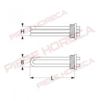 Rezistenta expresor, putere 2000W, 1circuit,pentru CARIMALI, GRIMAC